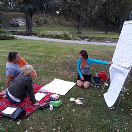 JĀdara komandas koučings Arkādijas parkā!