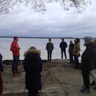 Jauniešu tikšanās ar Rūdīšanās skolas ekspertu Māri Žundu