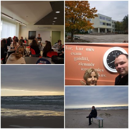 Vēja ieskautā Liepājas Liedaga vidusskola