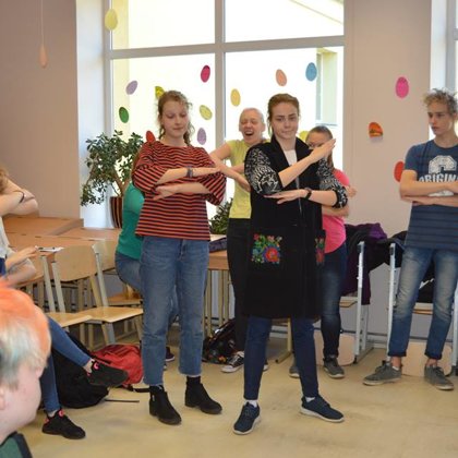 Aizupes pamatskola - pirmā tikšanās!