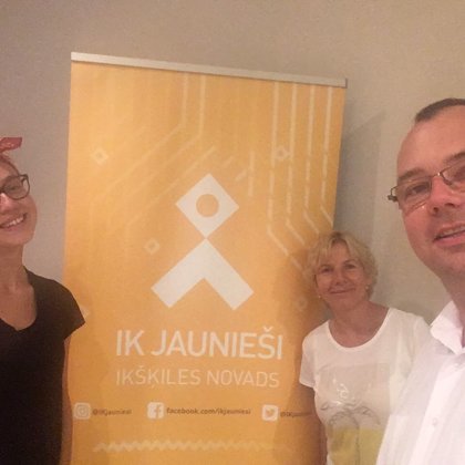 Pasākums Ikšķilē ar talantīgajiem jauniešiem