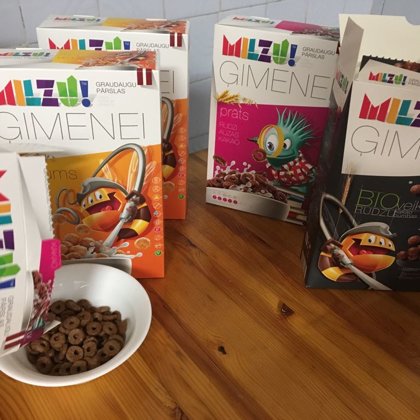 Mūsu lieldraugs MILZU gardās brokastis!