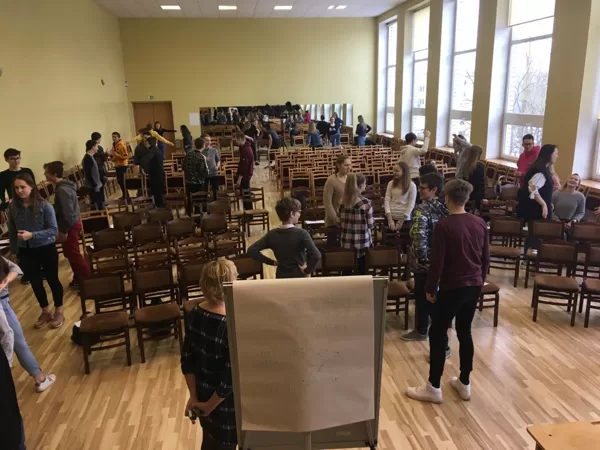 Aktīvs treniņa process Rīgas 64.vidusskolā 2.grupa