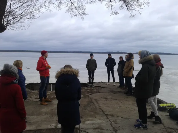 Jauniešu tikšanās ar Rūdīšanās skolas ekspertu Māri Žundu