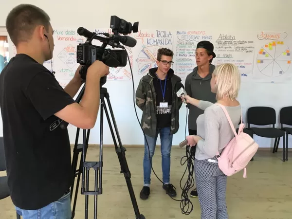 Par jaunāš domes izveidi savu interesi izrāda arī vietējais TV